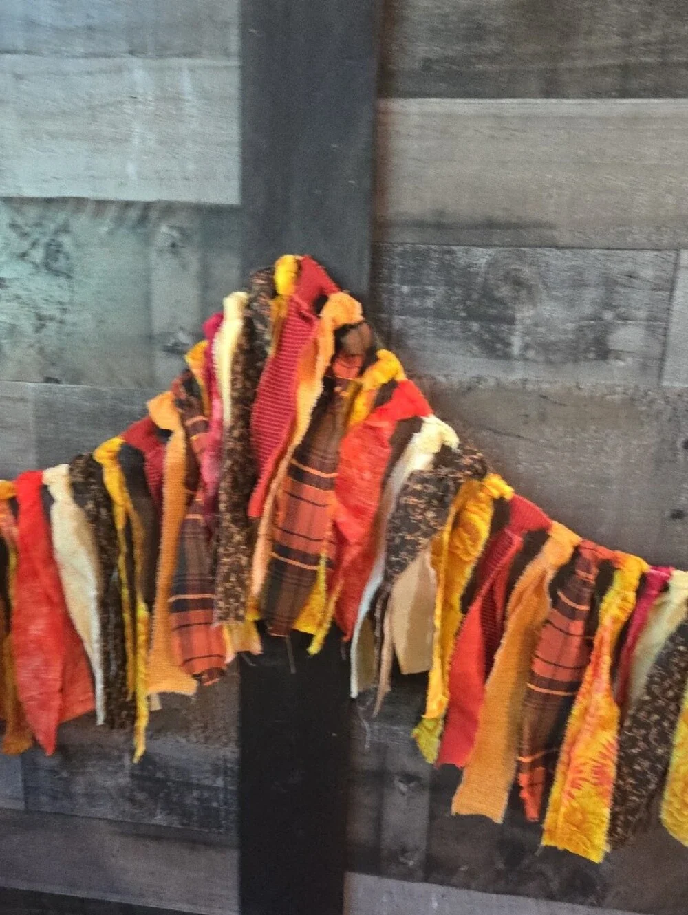 Autumn Boho Garland w/Wall Hanging with Sunflower 78